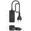 Cargador Sobremesa GaN Aisens ASCH-100W4P054-BK/ 3xUSB Tipo-C/ 1xUSB/ 100W