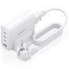 Cargador Sobremesa GaN Aisens ASCH-140W4P055-W/ 3xUSB Tipo-C/ 1xUSB/ 140W