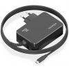 Cargador de Portátil GaN Aisens ASCH-1PD100WL50-BK USB Tipo-C/ 100W/ Automático/ Voltaje 5-20V