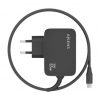 Cargador de Pared GaN Aisens ASCH-1PD65WL033-BK/ 1xUSB Tipo-C + Cable 1.8m/ 65W