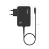 Cargador de Pared GaN Aisens ASCH-1PD90WL034-BK/ 1xUSB Tipo-C + Cable 1.8m/ 90W