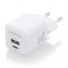 Cargador de Pared GaN Aisens ASCH-20W2P010-W/ 1xUSB Tipo-C/ 1xUSB/ 20W