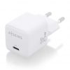 Cargador de Pared GaN Aisens ASCH-25W1P012-W/ 1xUSB Tipo-C/ 25W