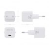 Cargador de Pared GaN Aisens ASCH-25W1P012-W/ 1xUSB Tipo-C/ 25W