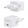 Cargador de Pared GaN Aisens ASCH-30W1P035-W/ 1xUSB Tipo-C/ 30W