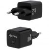 Cargador de Pared GaN Aisens ASCH-30W1P036-BK/ 1xUSB Tipo-C/ 30W
