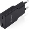 Cargador de Pared GaN Aisens ASCH-30W2P049-BK/ 2xUSB Tipo-C/ 30W/ Negro