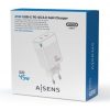 Cargador de Pared GaN Aisens ASCH-45W2P005-W/ 2xUSB Tipo-C/ 45W