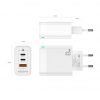 Cargador de Pared GaN Aisens ASCH-65W3P007-W/ 2xUSB Tipo-C/ 1x USB/ 65W