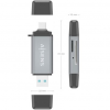 Lector de Tarjetas Externo Aisens ASCR-2AC11-GR/ USB 3.1