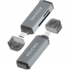 Lector de Tarjetas Externo Aisens ASCR-2A09-GR/ USB 3.1