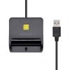 Lector de DNI Aisens ASCR-SN01-BK/ USB 2.0/ Negro