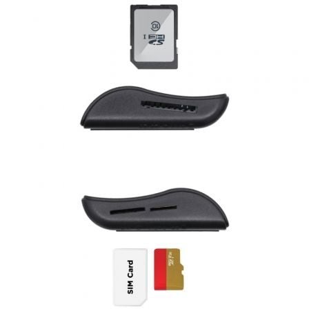 Lector de DNI y Tarjetas Aisens ASCR-SN02SD-BK/ USB 2.0/ Negro