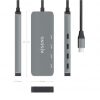 Hub USB Tipo-C Aisens A109-0695/ 4xUSB Tipo-C/ Gris