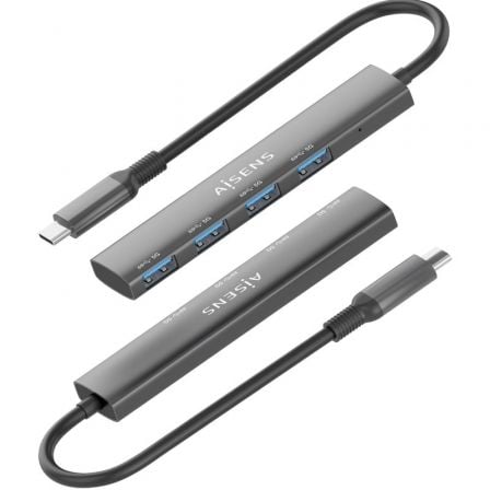 Hub USB Tipo-C 3.0 Aisens A106-0540/ 4xUSB