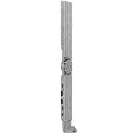 Soporte de Mesa - Docking USB Tipo-C Aisens ASUC-4P021-GR/ 2xUSB/ 1xUSB Tipo-C/ 1xUSB Tipo-C PD/ Gris