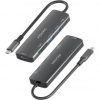 Docking USB Tipo-C Aisens ASUC-5P011-GR/ 1xHDMI/ 2xUSB/ 1xUSB Tipo-C PD/ 1xLector Tarjetas/ Gris