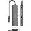 Docking USB Tipo-C Aisens ASUC-7P026-GR/ 1xHDMI/ 2xUSB/ 1xUSB Tipo-C / 1xUSB Tipo-C PD/ 1xLector Tarjetas/ Gris