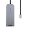 Docking USB Tipo-C Aisens ASUC-9P001-GR/ 1xHDMI/ 3xUSB/ 1xRJ45/ 1xAudio/ 1xLector Tarjetas / 1xUSB Tipo-C PD/ Gris