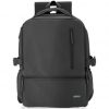 Mochila Aisens ASBG-BP086-BK para Portátiles hasta 15.6"/ Impermeable/ Negro