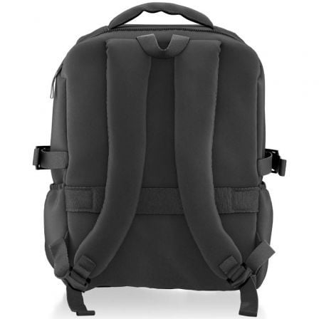 Mochila Aisens ASBG-BP086-BK para Portátiles hasta 15.6"/ Impermeable/ Negro