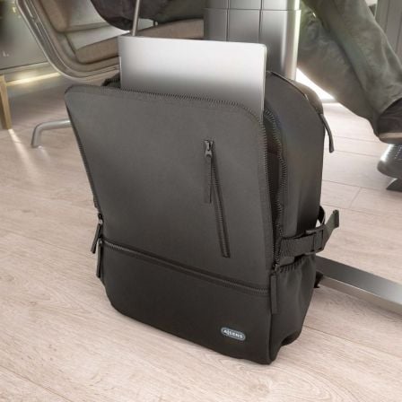 Mochila Aisens ASBG-BP086-BK para Portátiles hasta 15.6"/ Impermeable/ Negro