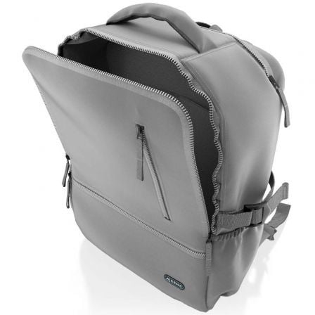 Mochila Aisens ASBG-BP087-GR para Portátiles hasta 15.6"/ Impermeable/ Gris