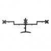 Soporte de Sobremesa para 3 Monitores Aisens DT27TSR-287/ Giratorio/ Inclinable/ hasta 10kg