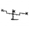 Soporte de Sobremesa para 3 Monitores Aisens DT27TSR-287/ Giratorio/ Inclinable/ hasta 10kg