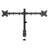Soporte de Mesa para 2 Monitores Aisens DT32TSR-279/ Giratorio/ Inclinable/ hasta 10kg