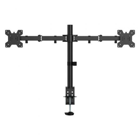 Soporte de Mesa para 2 Monitores Aisens DT32TSR-279/ Giratorio/ Inclinable/ hasta 10kg