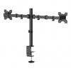 Soporte de Mesa para 2 Monitores Aisens DT32TSR-279/ Giratorio/ Inclinable/ hasta 10kg