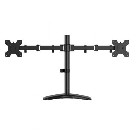 Soporte de Sobremesa para 2 Monitores Aisens DT32TSR-285/ Giratorio/ Inclinable/ hasta 10kg