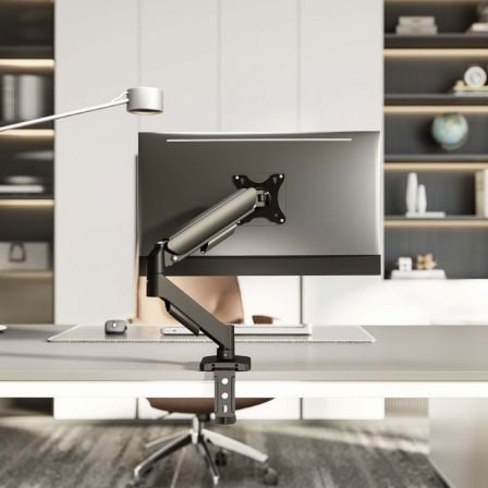 Soporte de Mesa con Contrapeso para Monitor Aisens DT32TSR-355/ Giratorio/ Inclinable/ hasta 9kg