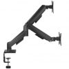 Soporte de Mesa con Contrapeso para 2 Monitores Aisens DT32TSR-357/ Giratorio/ Inclinable/ hasta 9kg