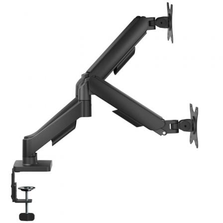 Soporte de Mesa con Contrapeso para 2 Monitores Aisens DT32TSR-357/ Giratorio/ Inclinable/ hasta 9kg
