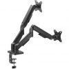 Soporte de Mesa con Contrapeso para 2 Monitores Aisens DT32TSR-357/ Giratorio/ Inclinable/ hasta 9kg