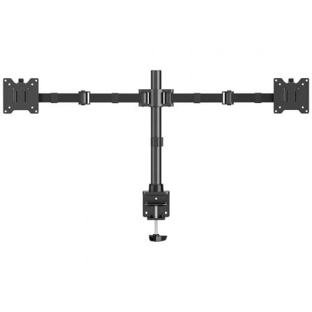 Soporte de Mesa para 2 Monitores Aisens DT35TSR-359/ Giratorio/ Inclinable/  hasta 20kg