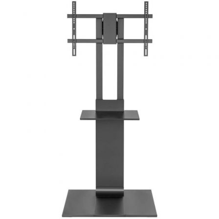 Soporte de Suelo Inclinable/ Giratorio con Bandeja DVD Aisens FT86TSE-399 para TV de 37-86"/ hasta 50kg
