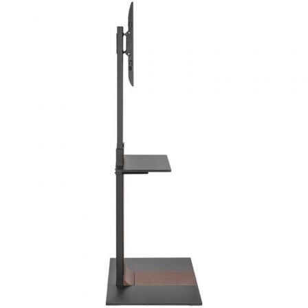 Soporte de Suelo Inclinable/ Giratorio con Bandeja DVD Aisens FT86TSE-401 para TV de 37-86"/ hasta 50kg