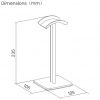 Soporte para Auriculares Aisens HSM001-397