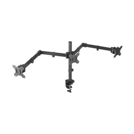 Soporte de Mesa para 3 Monitores Aisens DT27TSR-061/ Giratorio/ Inclinable/ hasta 7kg