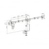 Soporte de Mesa para 3 Monitores Aisens DT27TSR-061/ Giratorio/ Inclinable/ hasta 7kg