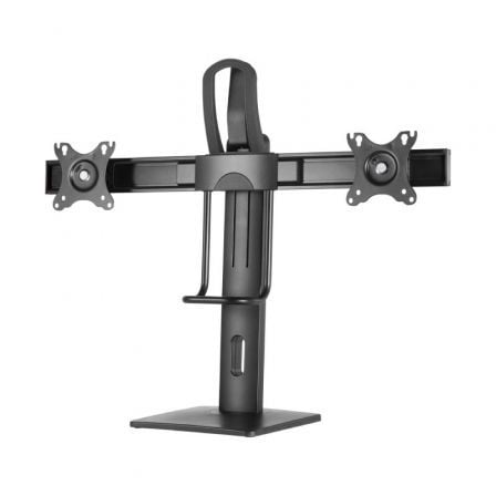 Soporte de Sobremesa con Contrapeso para 2 Monitores Aisens DT27TSR-065/ Giratorio/ Inclinable/ hasta 6kg