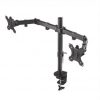 Soporte de Mesa para 2 Monitores Aisens DT32TSR-041/ Giratorio/ Inclinable/ hasta 8kg