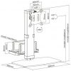 Soporte de Sobremesa para Monitor,TV y MiniPC Aisens DT32TSR-165/ Giratorio/ Inclinable/ hasta 8kg