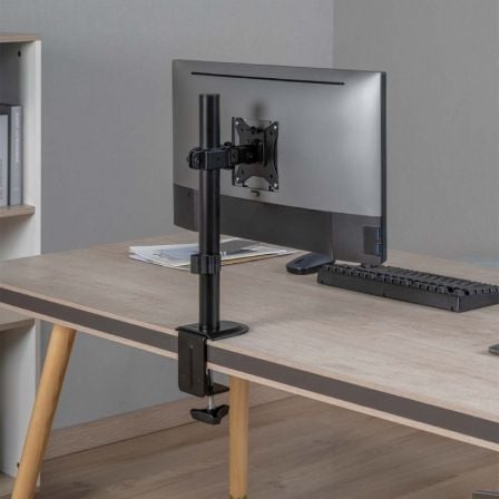 Soporte de Mesa para Monitor o TV Aisens DT32TSR-227/ Giratorio/ Inclinable/ hasta 9kg