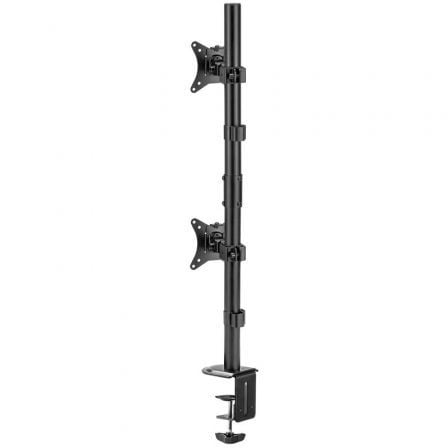 Soporte de Mesa para 2 Monitores o TV Aisens DT32TSR-229/ Giratorio/ Inclinable/ hasta 9kg