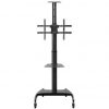 Soporte de Suelo Inclinable/ Giratorio con Ruedas y Manivela Aisens FT70TE-169 para TV 37-70"/ hasta 50kg