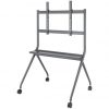 Soporte de Suelo con Ruedas Aisens FT86FE-143 para TV o Pantalla Interactiva 50"-86"/ hasta 120kg